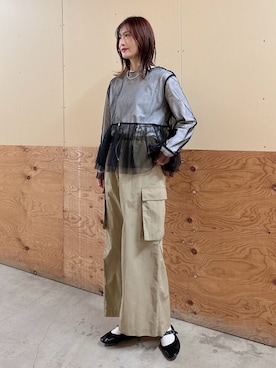 ERIKAさん（レディース・161cm）の春コーディネート