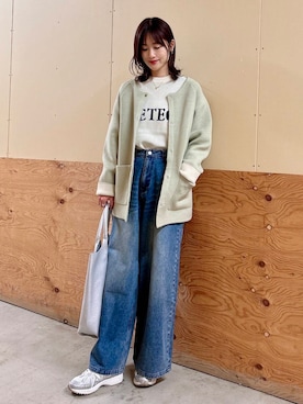 ERIKAさん（レディース・161cm）の冬コーディネート