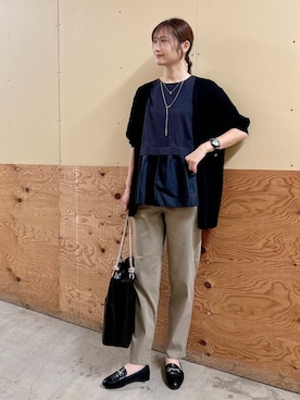 ERIKAさん（レディース・161cm）の秋コーディネート