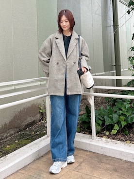 「ITEMS URBANRESEARCH（アイテムズ アーバンリサーチ）のアイテム」を使った、ERIKAさん（レディース・161cm）の秋コーディネート