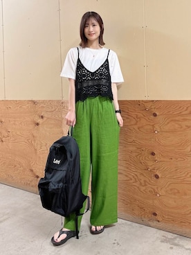 「アイテム（その他パンツ）」を使った、ERIKAさん（レディース・161cm）の夏コーディネート