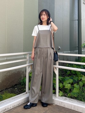 「アイテム（アクセサリー）」を使った、ERIKAさん（レディース・161cm）の春コーディネート