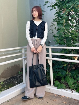 ERIKAさん（レディース・161cm）の秋コーディネート