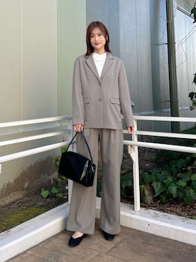 ERIKAさん（レディース・161cm）の冬コーディネート