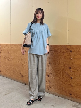 ERIKAさん（レディース・161cm）の夏コーディネート
