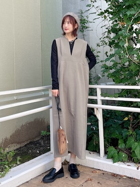 ERIKAさん（骨格ナチュラル・レディース・161cm）の秋コーディネート