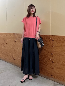 「RODESKO」｜ERIKAさん（レディース・161cm）の夏コーディネート