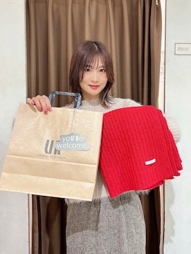 「ur_welcomeありがとうに会いに行く。」｜ERIKAさん（レディース・161cm）の冬コーディネート