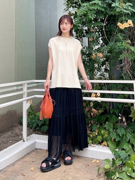 ERIKAさん（レディース・161cm）の夏コーディネート