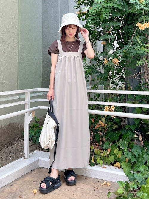 わんこ kana♡ショルダーギャザーラッセルワンピース わんこ様専用