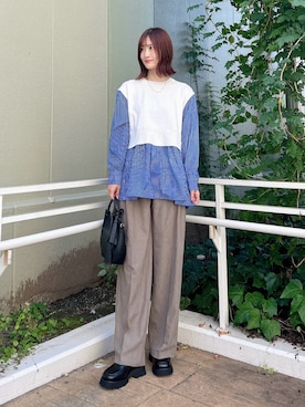 ERIKAさん（骨格ナチュラル・レディース・161cm）の秋コーディネート