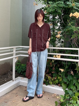 ERIKAさん（骨格ナチュラル・レディース・161cm）の夏コーディネート