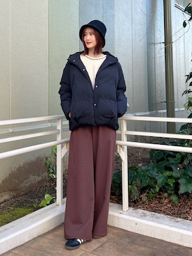 ERIKAさん（レディース・161cm）の冬コーディネート