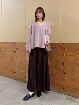 ERIKAさん（レディース・161cm）の冬コーディネート