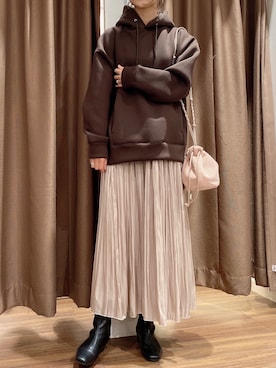 ERIKAさん（レディース・161cm）の冬コーディネート