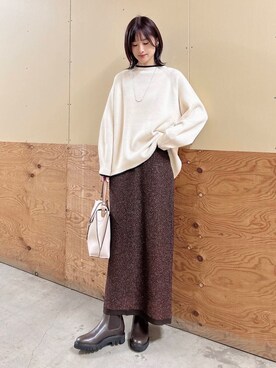 ERIKAさん（レディース・161cm）の秋コーディネート