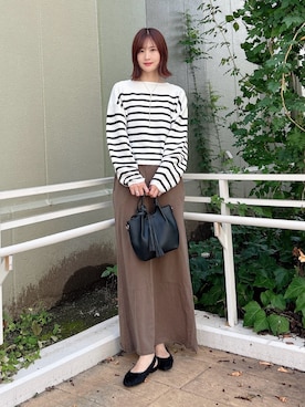 ERIKAさん（レディース・161cm）の秋コーディネート
