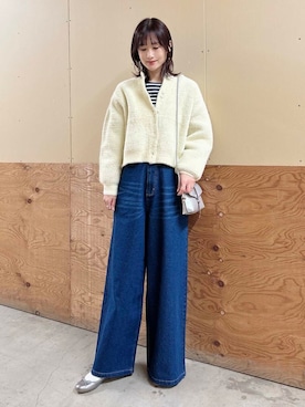 ERIKAさん（レディース・161cm）の冬コーディネート