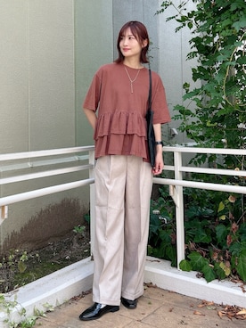 ERIKAさん（レディース・161cm）の秋コーディネート