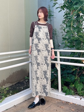 「アイテム（ドレスシューズ）」を使った、ERIKAさん（レディース・161cm）の秋コーディネート