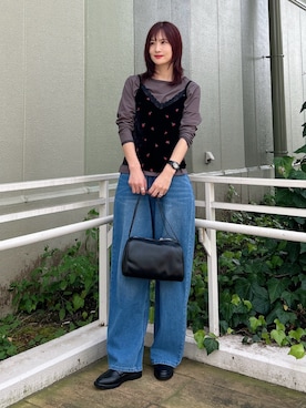 「ITEMS URBANRESEARCH（アイテムズ アーバンリサーチ）のアイテム」を使った、ERIKAさん（レディース・161cm）の秋コーディネート