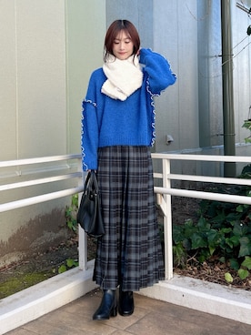 「ITEMS URBANRESEARCH（アイテムズ アーバンリサーチ）のアイテム」を使った、ERIKAさん（レディース・161cm）の冬コーディネート