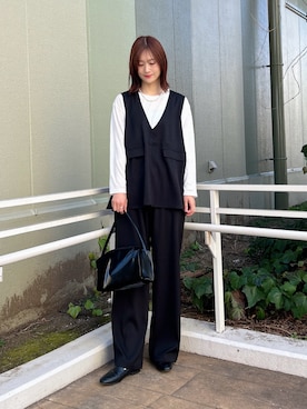 ERIKAさん（レディース・161cm）の冬コーディネート