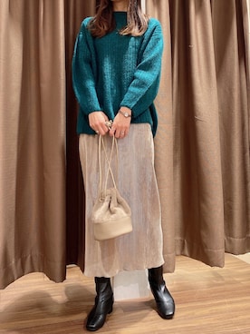 ERIKAさん（レディース・161cm）の秋コーディネート