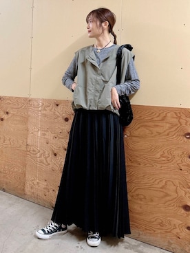 ERIKAさん（レディース・161cm）の秋コーディネート