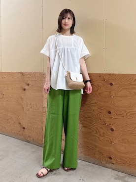 「リラックスコーデ」｜ERIKAさん（レディース・161cm）の夏コーディネート