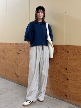 「URBAN RESEARCH Sonny Label（アーバンリサーチサニーレーベル）のアイテム（バッグ）」を使った、ERIKAさん（レディース・161cm）の夏コーディネート