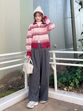 ERIKAさん（骨格ナチュラル・レディース・161cm）の秋コーディネート