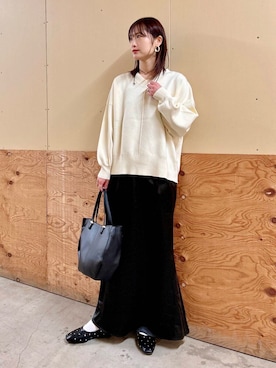 ERIKAさん（レディース・161cm）の冬コーディネート