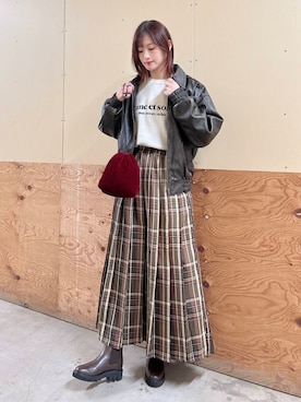 ERIKAさん（レディース・161cm）の秋コーディネート