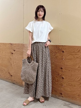 ERIKAさん（レディース・161cm）の夏コーディネート