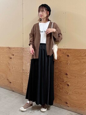 ERIKAさん（レディース・161cm）の秋コーディネート