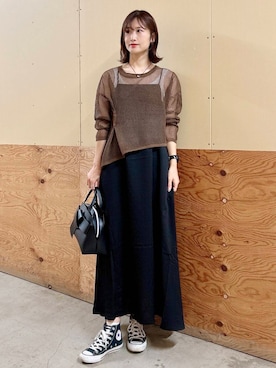 ERIKAさん（レディース・161cm）の夏コーディネート