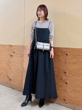 ERIKAさん（レディース・161cm）の秋コーディネート