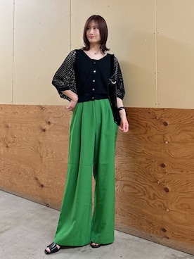 ERIKAさん（レディース・161cm）の夏コーディネート