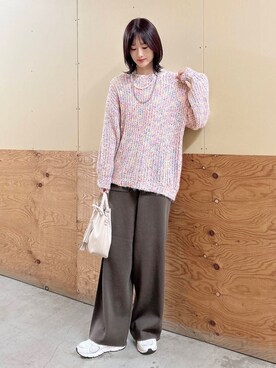 ERIKAさん（レディース・161cm）の冬コーディネート