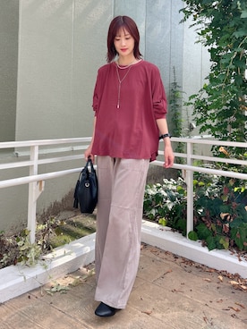 ERIKAさん（レディース・161cm）の秋コーディネート