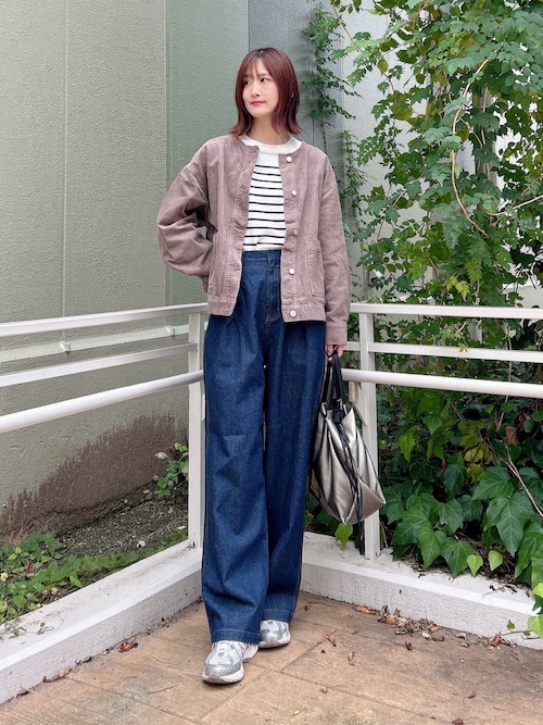 ノーカラーコーデュロイジャケット サイズ44 m-2404454_4.jpg