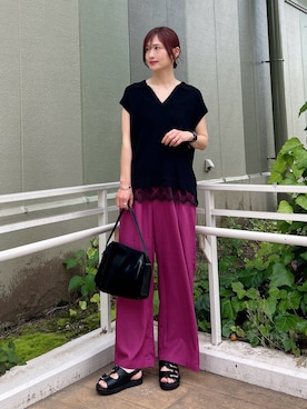 ERIKAさん(レディース・161cm)の夏コーディネート