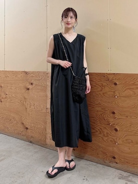 「SMELLY（スメリー）のアイテム（財布/小物）」を使った、ERIKAさん（レディース・161cm）の夏コーディネート