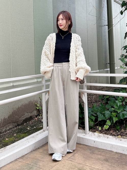 セール】ウールミックスボリュームカーディガン（カーディガン/ボレロ