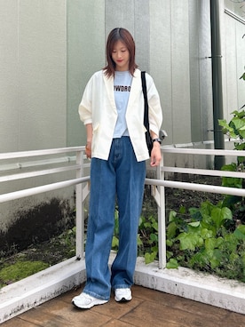 「ITEMS URBANRESEARCH（アイテムズ アーバンリサーチ）のアイテム」を使った、ERIKAさん（レディース・161cm）の春コーディネート