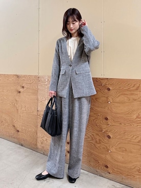 ERIKAさん（レディース・161cm）の冬コーディネート