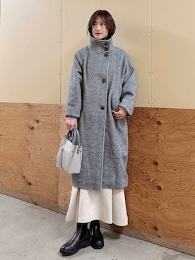 ERIKAさん（レディース・161cm）の冬コーディネート