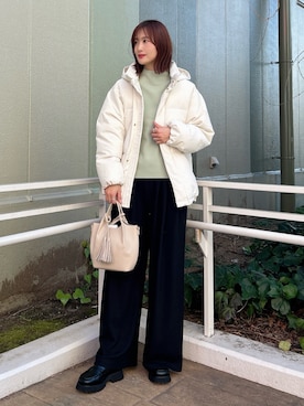 ERIKAさん（レディース・161cm）の冬コーディネート