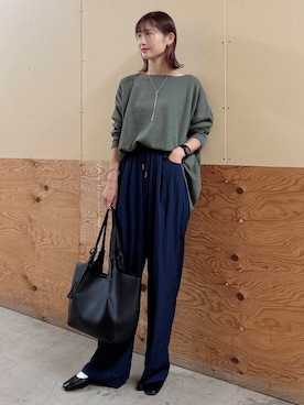 ERIKAさん（レディース・161cm）の秋コーディネート